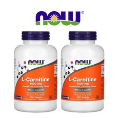 [1+1] 나우푸드 NOW FOODS L카르니틴 1000mg 100정, 1개