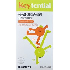 LG생활건강 리튠 키텐셜 쑥쑥아이 칼슘젤리 14p, 210g, 1개