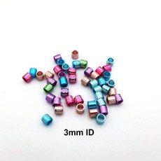 플랫 혼합 색상 버드 풋 링 (2.6mm-8mm) 50 개, 05 3mm