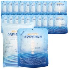 물먹는 천하장사 습기제로 제습제 습기제거제 뽀송뽀송 스탠드형20개X설치옷걸이10개, 20개, 150g