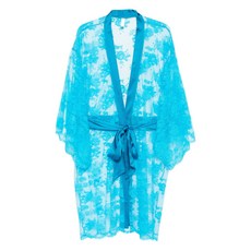 돌시폴리 레이스 새틴 웨이스트 가운