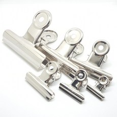 더블 클립 문구 종이 집게 7.5cm 서류집게 RD-11553 대형 불독, 단품, 단품
