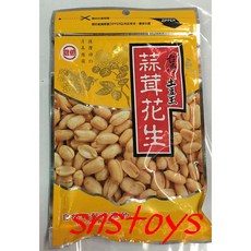 sns 古早味 懷舊零食 芥末花生 堅果 台灣土豆王, 1個, 蒜茸花生1包裝