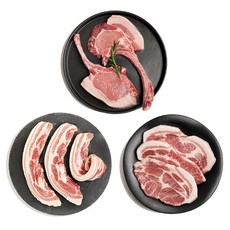 [고기파는녀석들] 국내산 한돈 삼겹살 500g+목살 500g+돈마호크 550~800g 캠핑세트, 1개
