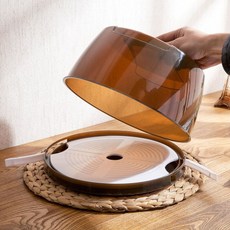 可拆式圓型蛋糕盒 WK9204 蛋糕保鮮儲存盒, 1個