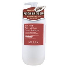 밀로베 맥주효모 탈모 크림 샴푸 블라썸프루티향, 1개, 500ml