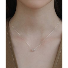 TATIANA (실버925) 리플 컬 팬던트 목걸이 NZ2426