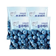 [자연원] 두번엄선한 냉동 블루베리 1.13kg, 4개