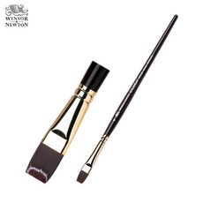 윈저앤뉴튼 갤러리아 아크릴붓 Long Handle Short Flat 22호 긴손잡이 평붓모, WI5731022, WI5731022