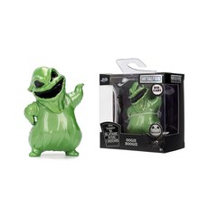 자다토이즈 Oogie Boogie 크리스마스의 악몽 메탈피그 - 글로우 그린 버그로 채워진 악당 의 팬과 수집가를 위한 선물 6.4cm 다이캐스트 수집용 피규어 장난감 토이, 자다토이즈 Oogie Boogie 크리스마스의 악몽 메
