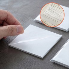 율샵 보임메모 반투명 메모지 포스트잇 스티키 오답노트, 1개, 300매, 반투명메모지