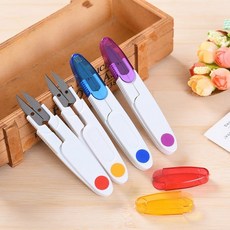 실밥제거 낚시줄 커팅 뚜껑 봉제 쪽가위 KK330 쪽가위 칼라쪽가위 재봉가위 뚜껑쪽가위 봉제가위, 1개