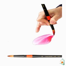 OS 페이스페인팅붓 미술용붓 12호 수채화붓 그림붓