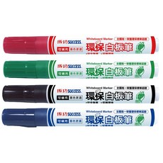 成功 SUCCESS 1307 環保白板筆 1盒12支 - 環保標章認證, 1個, 白板筆 - 藍色12支入, 藍色