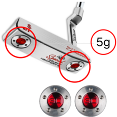 스카티카메론 퍼터무게추 (2개1세트) 5g 레드