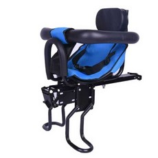 자전거 어린이 안장 보조안장 앞좌석 안전 시트 의자, 블루, 1개