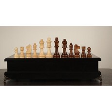 나무 장식 체스 고급 휴대용 접이식, 8001-C, 1개