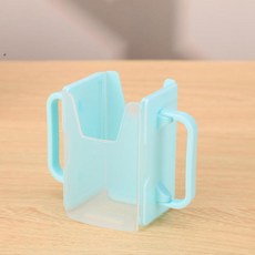 嬰兒牛奶杯託 牛奶防擠壓盒, 藍色opp袋裝, 1個, 400ml