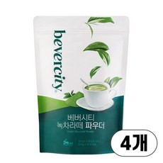 베버시티 녹차라떼 파우더, 500g, 4개