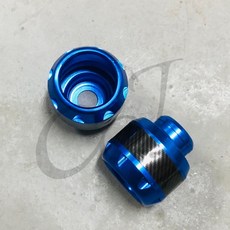 CJ Ebike 防撞杯 彩鈦 電動車 腳踏車 機車 防撞保護, 1個, Blue 藍