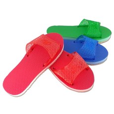 百雄牌 SGS檢驗合格 兒童塑膠拖鞋 室內室外兩用 台灣製 紅色藍色傳統拖鞋