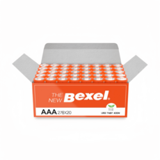 벡셀 일회용 건전지 AAA건전지 알카라인 40개입