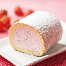 74년전통 수제 롤케익 슈퍼스타 딸기롤 하프 175g, 1개