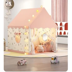 를위한 놀이 텐트 접이식 실내 야외 놀이터 소년 소녀 장난감 텐트 생일 선물 장식, Pink only Tent, 캐리와 장난감 친구들