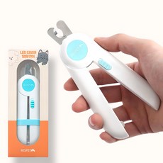 리스펫 반려동물 다보여 발톱깎이 4.3 × 15 cm, 블루, 1개