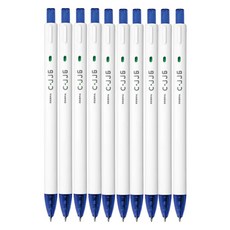 제브라 레인보우 클릭 젤 펜 0.5mm C-JJ6, 10개, 블루