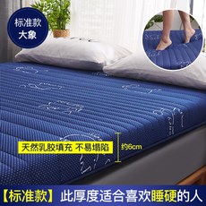 접이식 보온 라텍스 메모리폼 토퍼 수면매트 매트리스 바닥 거실 간이 침대 매트 자취 원룸, 코끼리[표준형-6cm] + 120x200cm싱글