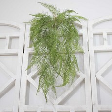 조화넝쿨 인조식물 아스파라거스 잎사귀 바인 부쉬 85cm 행잉 조화