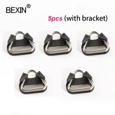 BEXIN SLR 카메라 스트랩 변환 링 마이크로 단일 금속 삼각형 어깨 연결 버클 항공기, 01 5pcs with bracket