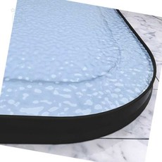 루다스 물튐방지 실리콘물막이 높이10cm 블랙