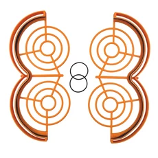 2pcs 휴대용 퀵 릴리스 보호 커버 프로펠러 프레임 DJI AVATA 360 드론용 충돌 방지 충격 흡수 브래킷, 01 오렌지