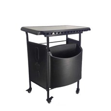 이동식 시식다이 투명 랙 코너 덮개 상점 스테인리스