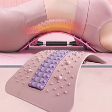 무즈 허리 척추 스트레칭 허리스트레칭기구 필라테스기구 척추운동, 퍼플핑크