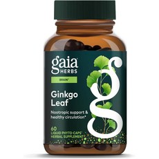 Gaia Herbs 징코 리프 60정, 1개