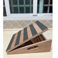 實木多層板拉筋器 加厚耐重折疊款 五段角度可調 小腿足部拉伸板 家用健身斜板 橫貼- 木製拉筋板, 橫貼- 木製 拉筋板, 木製