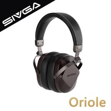 SIVGA Oriole HiFi 動圈耳罩式耳機，舒適配戴，卓越音質，沉浸式聆聽體驗, 黑色 (斑馬木)