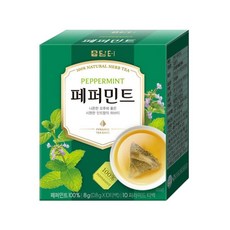 담터 페퍼민트 허브차 10티백(삼각티백) X5 [BFE76185], 800mg