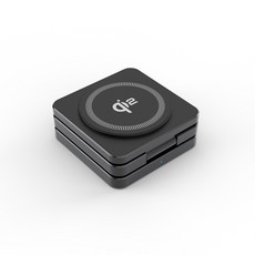 iw30Pro-Qi2版3合1磁吸無線充電器可摺疊充電器適用於蘋果手機耳, 1個, 如圖
