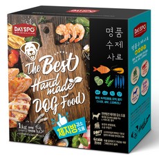 데이스포 반려견 전연령용 바다식단 수제사료, 황태+초록잎홍합, 1kg, 1개