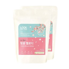 룩아워티 벚꽃 멜로디 20 티백 2개세트, 2g, 2개, 20개입