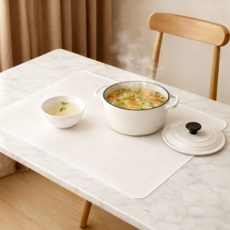 오토림 논슬립 실리콘 다용도 매트 대형, 1개, 40*60, white