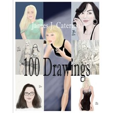 (영문도서) 100 Drawings: Femme Fatales Fashion Pop Culture Concept and Cover Art and More Paperback, Independently Published, English, 9798716738164