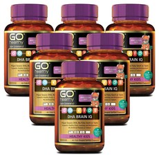 고헬씨(Go Healthy) 고헬씨 키즈 DHA 브레인 아이큐 60 캡슐 X 6개, 360캡슐, 1세트, 60정