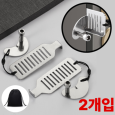 솜앤솜 여행 필수품 휴대용 도어락 이중 문고리 잠금장치, 1세트