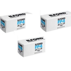 Ilford FP4 Plus 3개 흑백 ISO 필름 125(1678169) 인쇄 120(6cm)