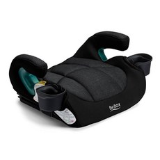 Britax UpNGo Click 便攜增高汽車座椅 4-12歲 Isofix 兒童輔助椅, 曜石黑（附杯架*2）